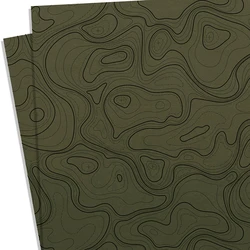 4 Sizes Army Green Camouflage Image KYDEX Thermoform Board K Thermoplastic Sheet Plate for Knife Scabbard Sheet Cover DIY Making