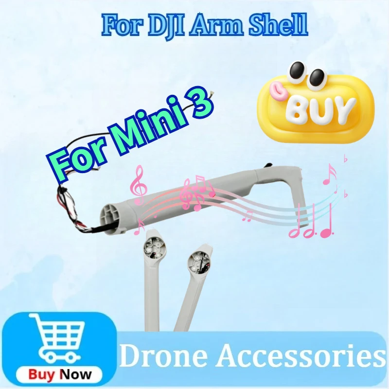 

Newly Arm Shell For DJI Mini 3 Left Right Rear Front Arm's Plastic Cover Drone Repair Parts (Not Fit For Mini 3 Pro)