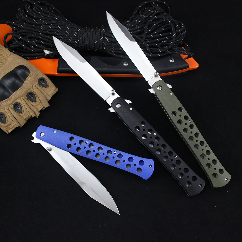 TI-LITE Cold Outdoor Folding Knife S35VN Steel Multifunctional Tactical Military Hunting Knife for Men Jungle Combat Knives EDC