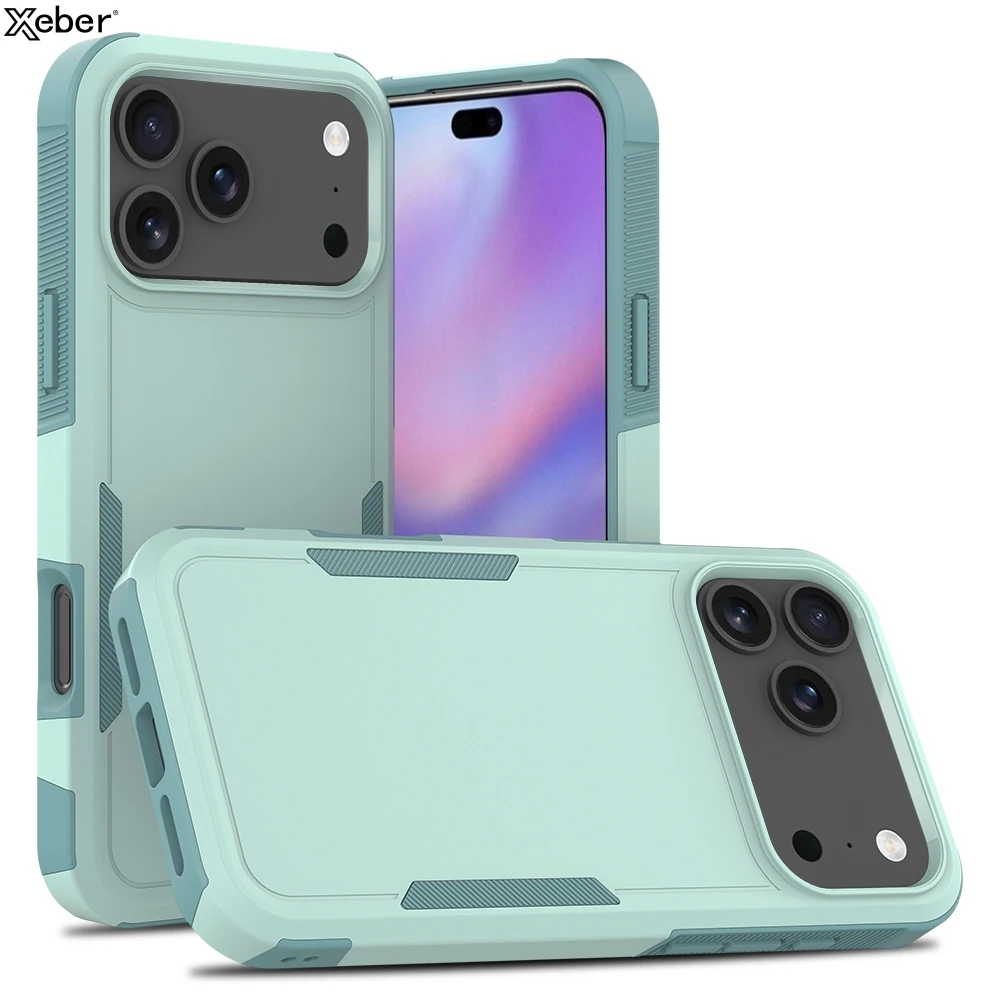 Rüstung stoßfeste Handyhülle für iPhone 17 Air 16 11 12 13 14 15 Pro Max Plus XR X SE 8 7 Otter Bumper stoßfeste harte Rückseite