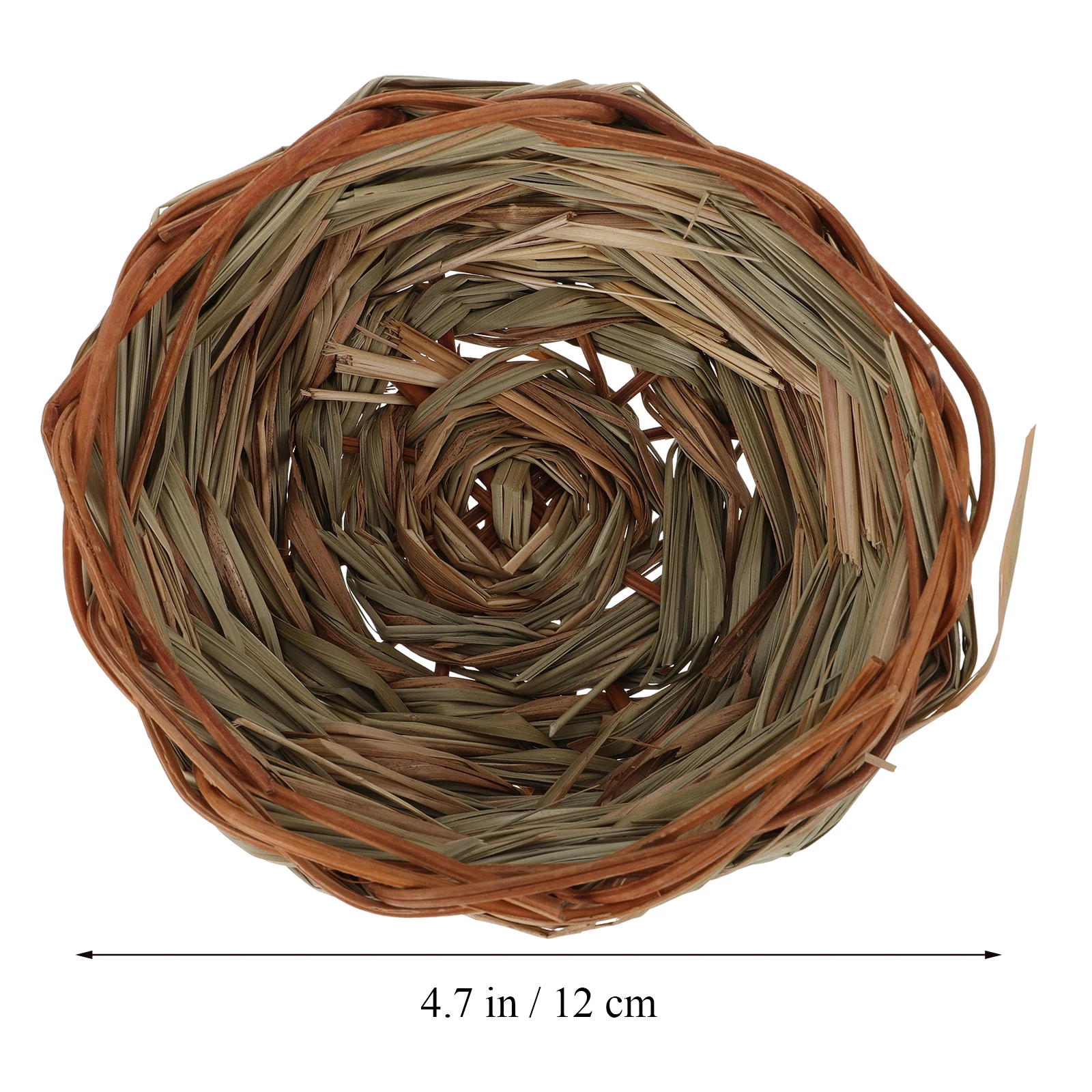 

1pc Straw Woven Birds Nest Natural Garden Decor For Yard Lawn Cage Canary Lark Breeding Handmade Bird Nest Decor Supplies