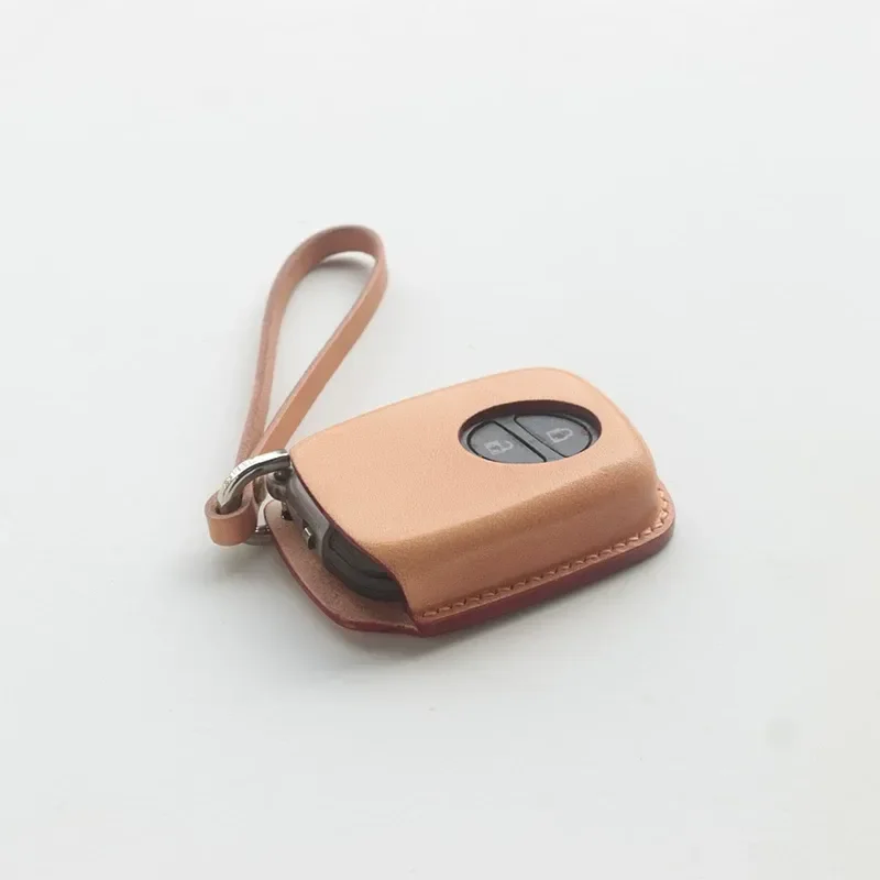 for Lexus Old CT200 Handmade Leather Key Bag Original Vegetable Tanned Leather Key Cover