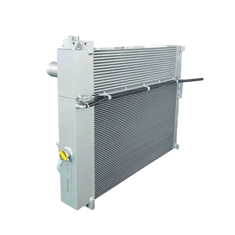 Hot Sell Universal Radiator Cooler Aluminum Finned Screw Air Compressor Oil Cooler with New Core and Plate Components