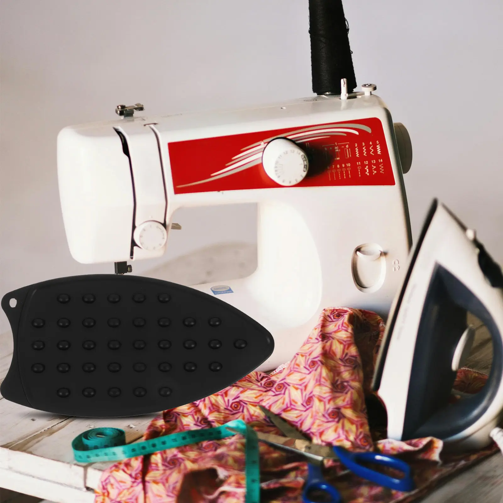 

Термостойкий силиконовый коврик для глажки, нескользящая подставка для утюга, чехол для гладильной доски, аксессуары для парового утюга, силиконовый коврик для отпаривания