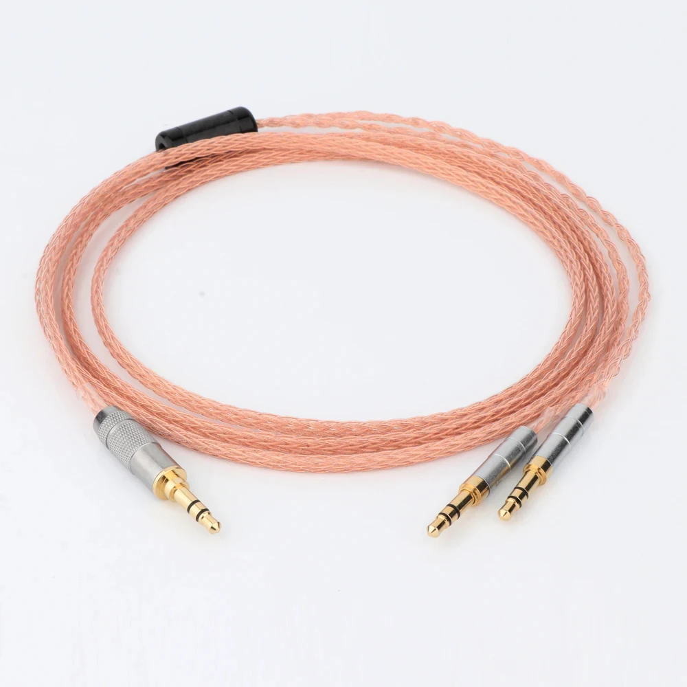 Preffair 6,5 мм 2,5 мм XLR 4,4 мм 16-жильный 6N OCC кабель для наушников Denon AH-D7200 AH-D5200 AH-D9200 3,5 мм обновленный кабель для наушников