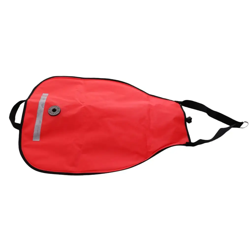 Snorkeling and Diving 50lb Lift Bag Trapezoidal Shape Heavy Objects Salvage Pouch for Underwater Recovery