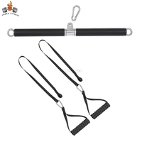 Adjustable Bench Press Band with Bar Portable Arm Expander Resistance Training Workout Equipment for Home Gym Fitness & Travel