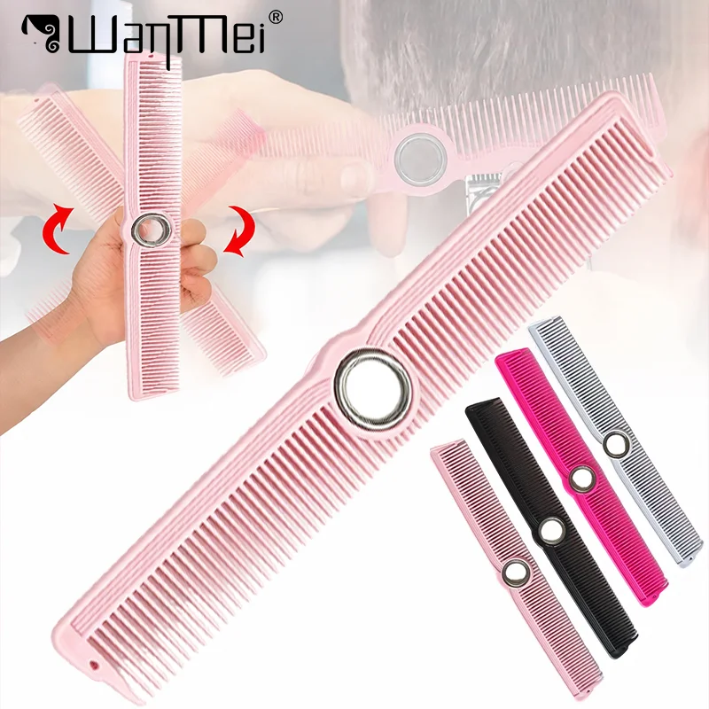 1pc Salon Spinning 360° Rotating Cutting Comb Anti-static Comb Professional Hairdressing Styling Tools Salon Home De-stress Use