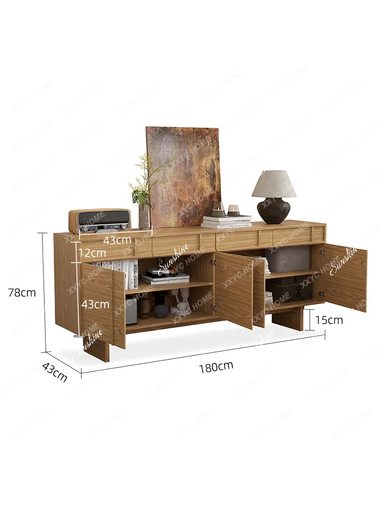 

living room entrance cabinet retro style storage decoration second-hand cabinet