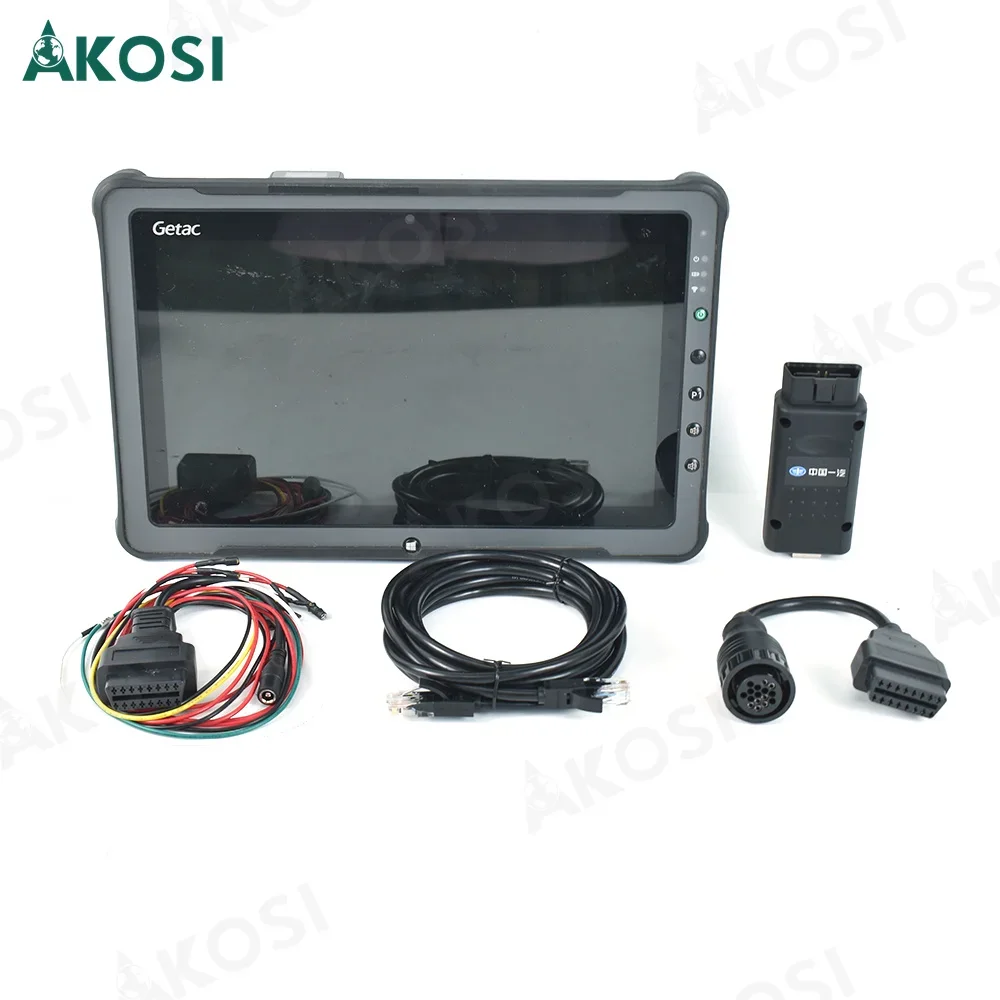 New For FAW diagnostic tool Transmission Control Construction industrial heavy ABS Control Unit Scanner tool+Getac F110 Tablet