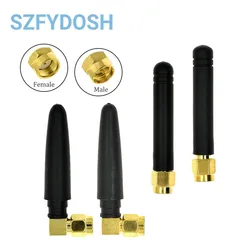 WiFi Antenna 2.4GHz/5GHz/5.8GHz Dual Band Dbi RPSMA/SMA Connector Rubber Aeria For Mini PCI Card USB Adapter Network Router