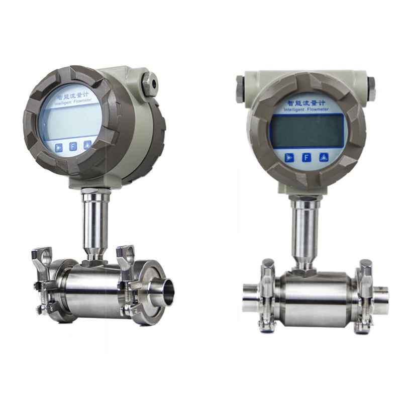 Digital 0.2%R Accuracy Flange Anti-corrosive Water Liquid Turbine Flow Meter