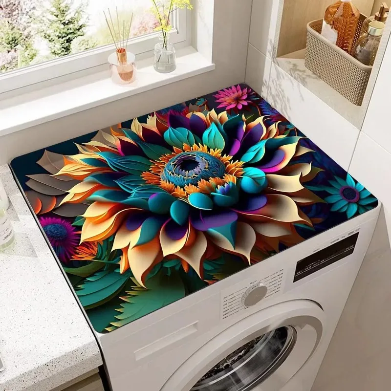 Diatom Mud Absorbent Coffee Machine Pad Washable Machine Cover Colorful Non-Slip Kitchen Table Drain Pad Kitchen Apply