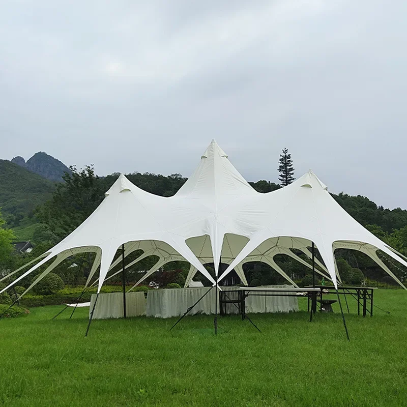 Camping Extra-Large Lotus Canopy Camp Outdoor Multi-Purpose Rainproof And Sun-Proof Pergola Shade