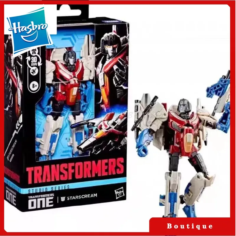 Op voorraad Hasbro Transformers speelgoedStudio Series Starscream Modellen Anime Film Speelgoed Robots Actiefiguren Geschenken Hobby's