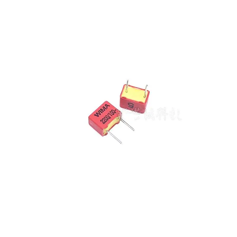 

10pcs/German Weimar Capacitor WIMA 100V 222 0.0022UF 100V 2200PF FKP2 Foot Distance 5mm