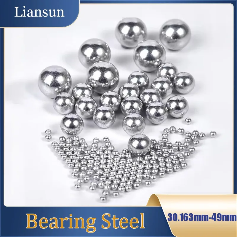 30.163-49mm Industrial-Grade Solid Bearing Steel Balls Precision Mechanical Slingshot Steel Balls Mirror -Polished Ball Bearings