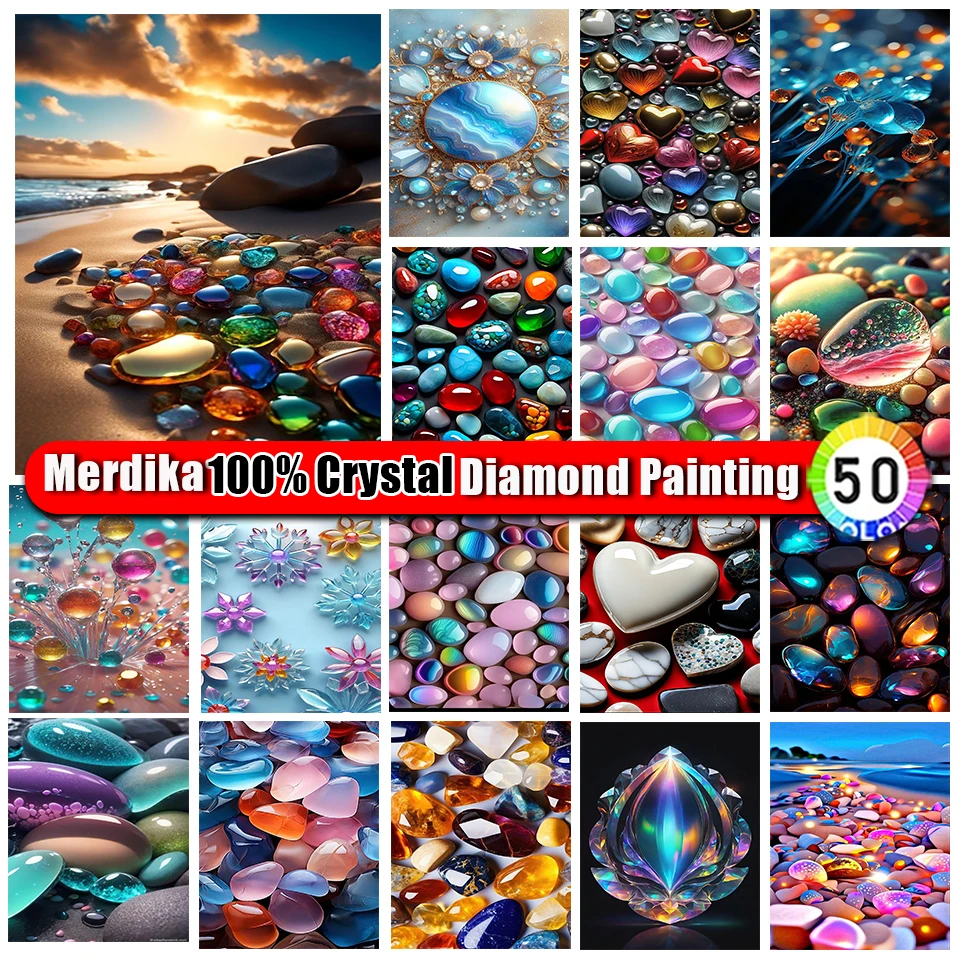 

100% Crystal Diamond Painting Colorful Love Landscape Zipper Bag Diamond Embroidery Mosaic Scenery Picture of Rhinestones Gift