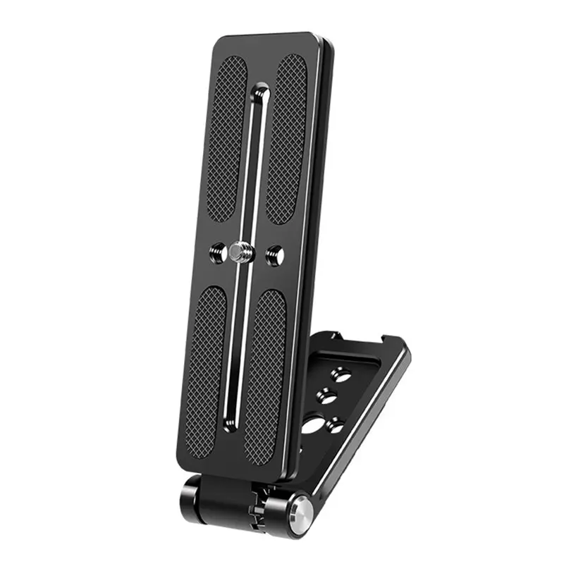 

A52T L-образная быстросъемная пластина с регулируемым углом наклона, L-образный кронштейн для DSLR-камер, крепление для штатива для вертикальной и горизонтальной съемки