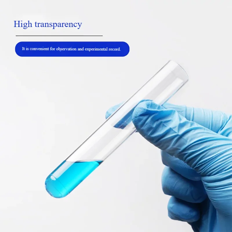 Disposable plastic test tubes PE plastic test tubes translucent soft plastic test tubes whole package