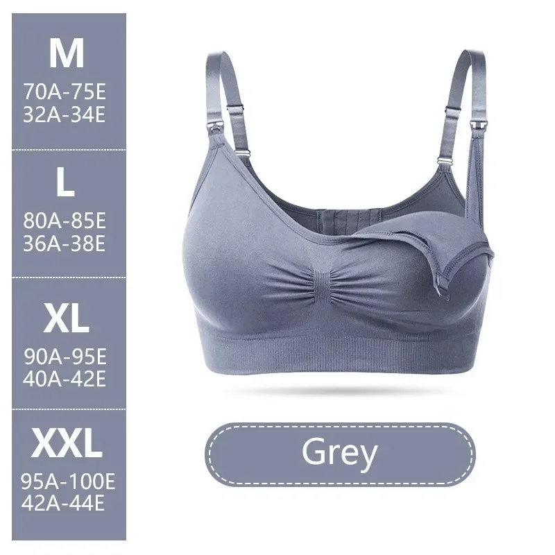 Soutien-gorge d'allaitement en coton pour femmes, soutiens-gorge grande taille, sous-vêtements d'allaitement, soutiens-gorge respirants, rassemblement de femmes, soutiens-gorge S-3XL