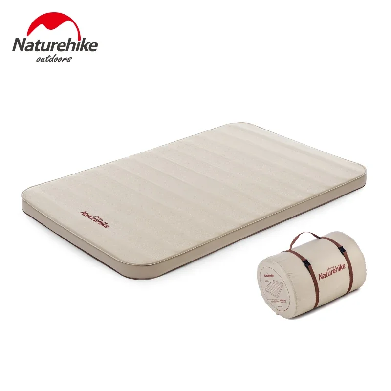 Naturehike 2024 New Thickened 10CM Automatic Inflatable Mattress Outdoor Tent Sponge Sleeping Bbag Camping Pad Air Bed Mattress