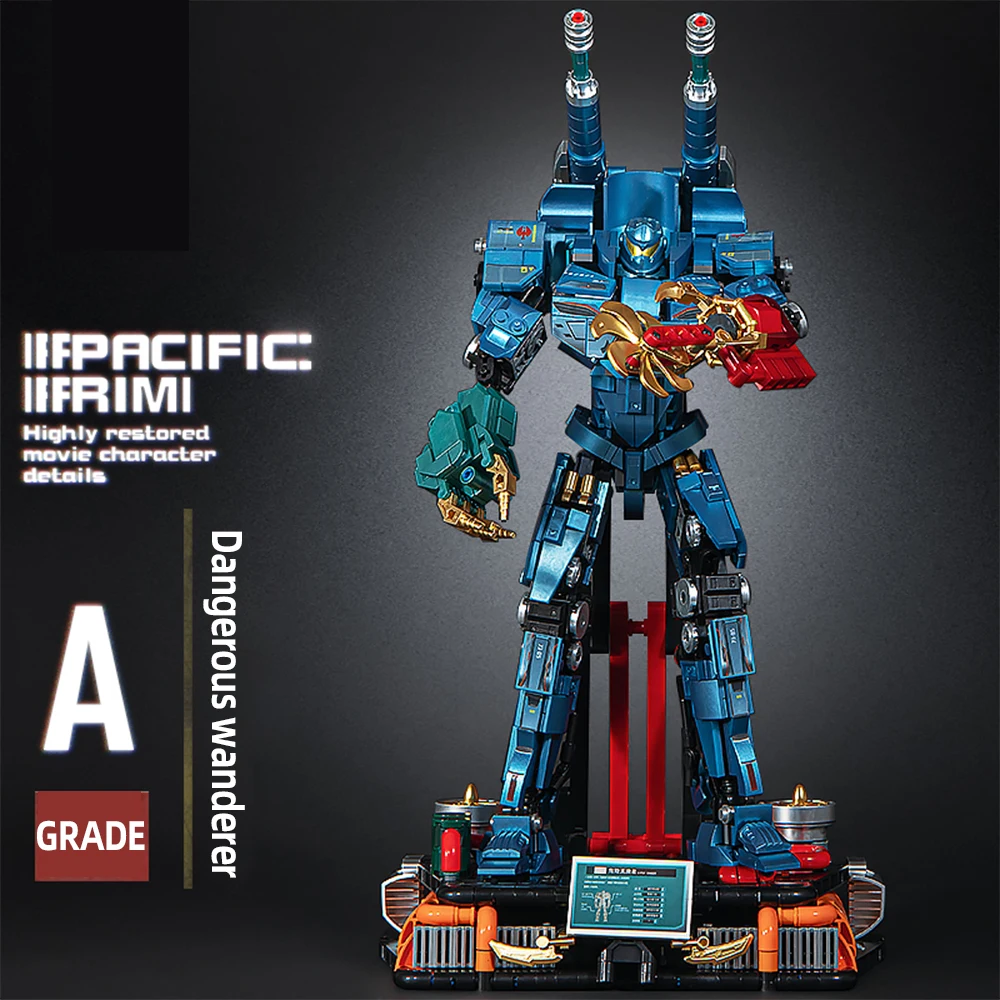 1643PCS Fighter Mecha Robot Block Puzzle Model Toys Educational Puzzle Children Adult Birthday Holiday Gift Hobby Collection