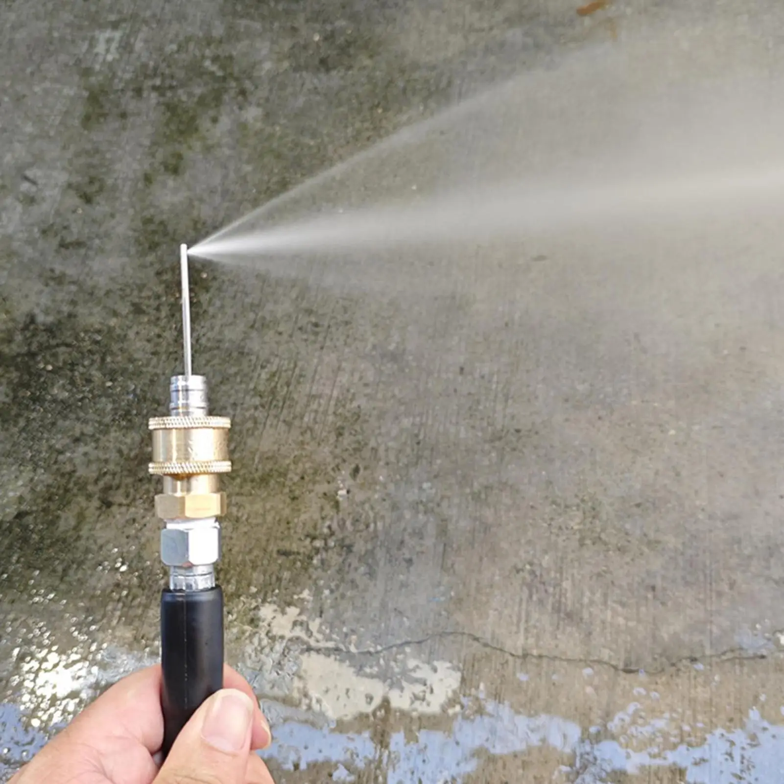 Pressure Washer Nozzle Stainless Steel Portable Tool Set Needle Tips For Washing Machine For Car Interior Outdoor Home Garage