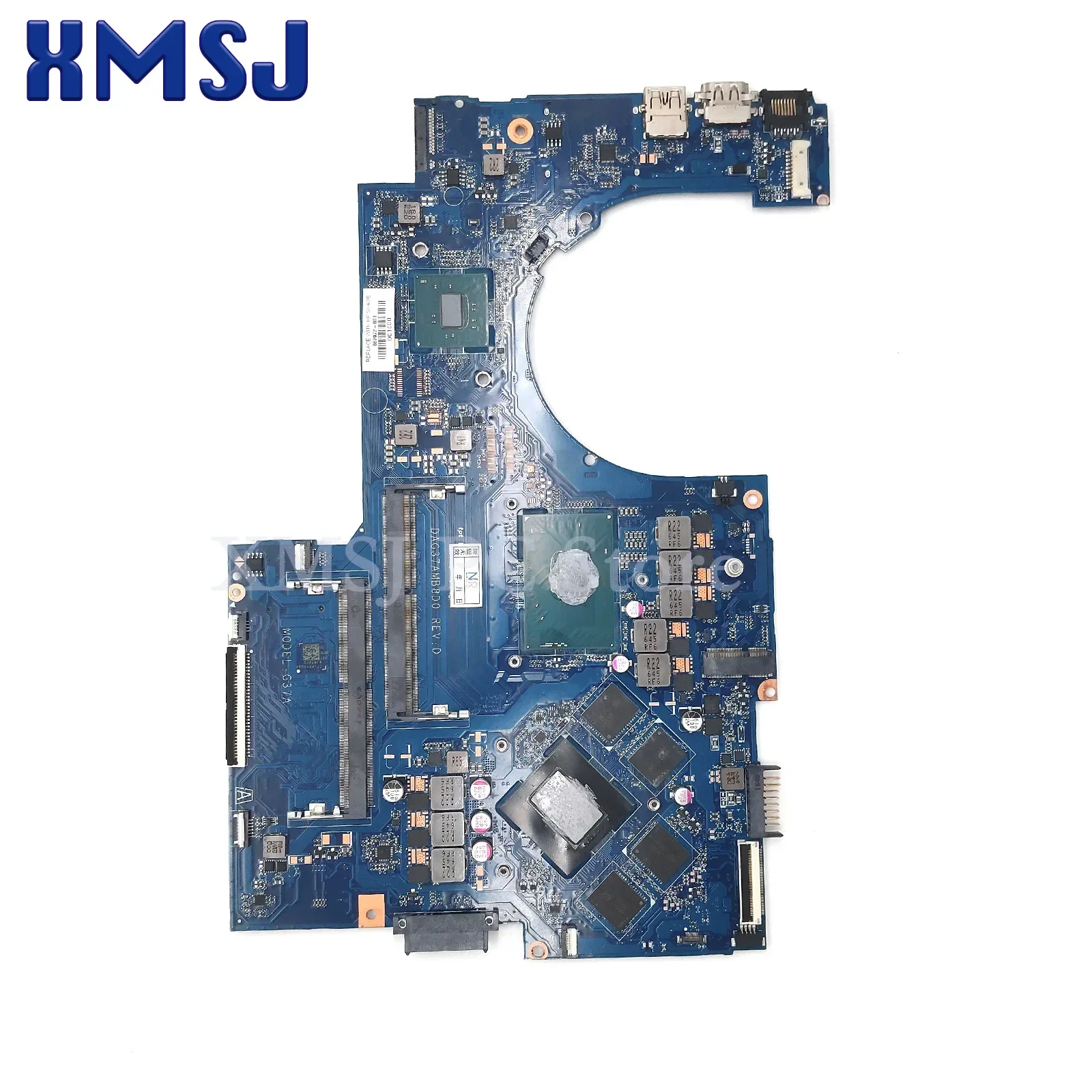 Для HP PAVILION 17-AB 17T-AB 17-W 857391 -601 Материнская плата для ноутбука DAG37AMB8D0 с процессором I5 I7 GT960M 4 ГБ графического процессора 100% тест