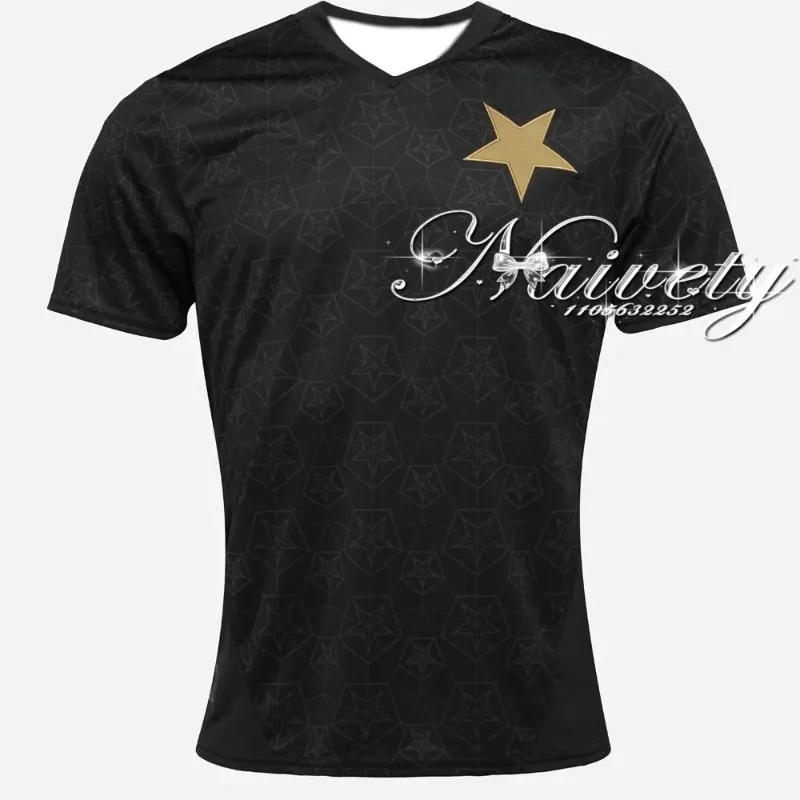 

2026 New Summer Slavia Praha Fan Home Jersey 3D Printed T-shirt Czech Football Quick Drying Adult Children Breathable T-shirt