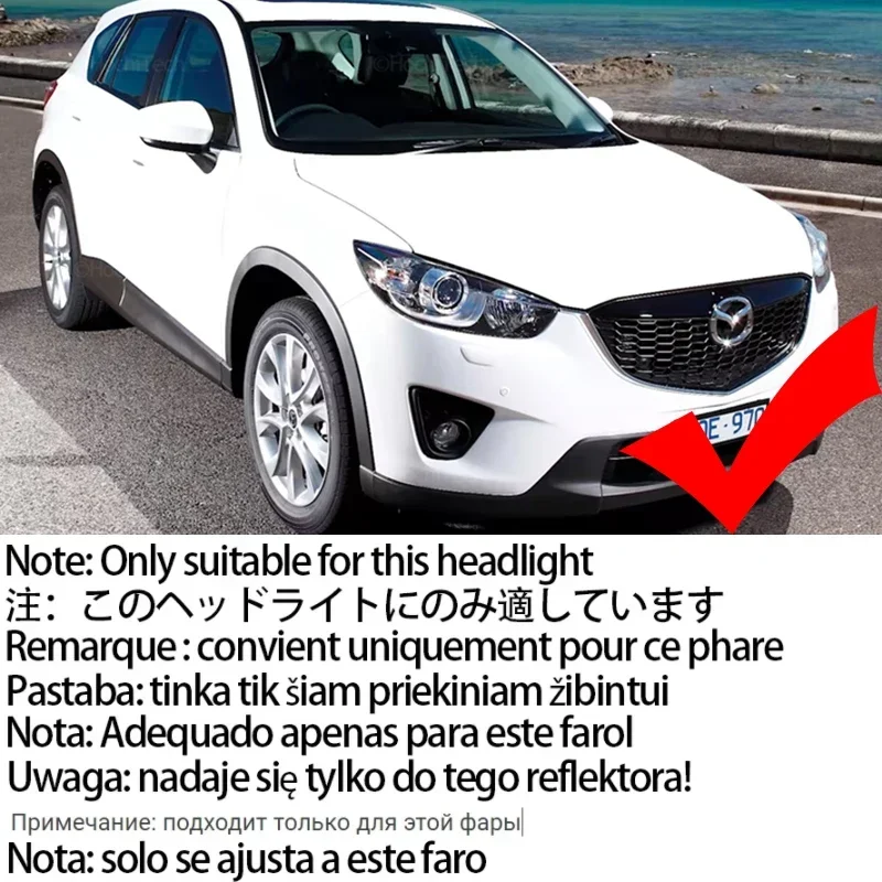 For Mazda Cx 5 Cx-5 2013-2015 Car Accessories 6000K White Cotton LED Angel Eyes Kit Ring DRL Daytime Light