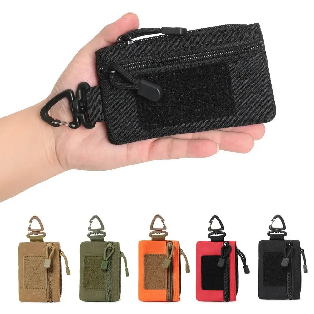 New Mini Key Wallet Multifunctional Solid Color Card Holder Pouch Coin Purse Unisex