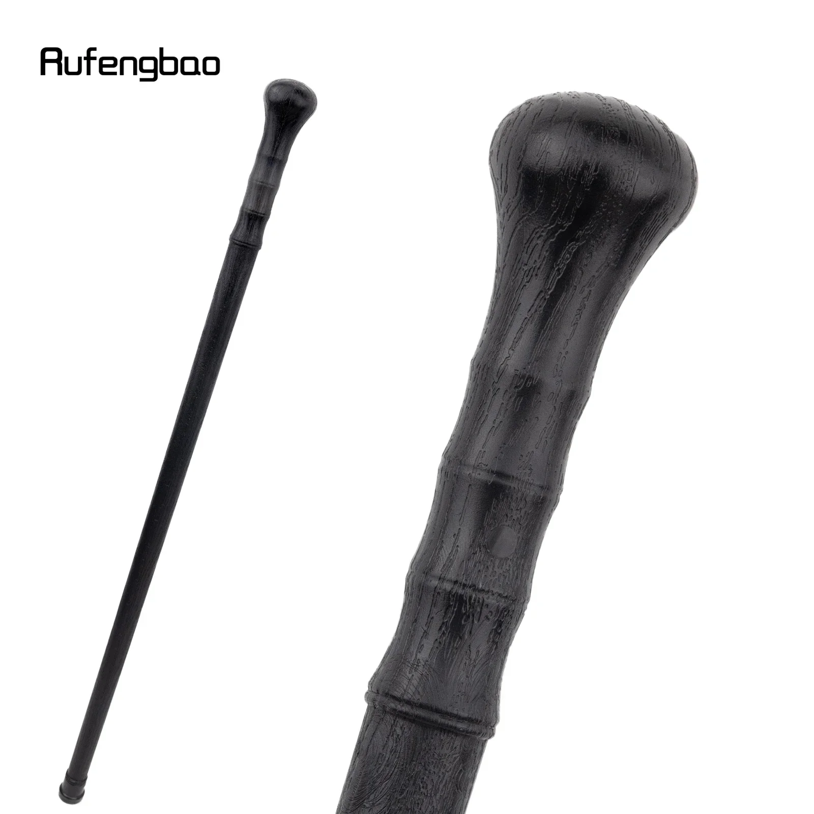 

Black PVC Walking Cane Fashion Decorative ABS Plastic Stick Elegant Cosplay Cane Knob Crosier 95cm Performance Stage Cane