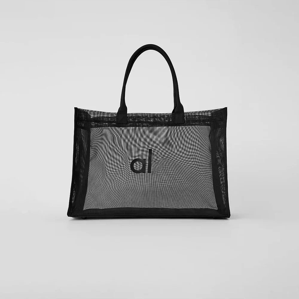 AL Sports-Bolso de mano transparente de gran capacidad, bolsa de Yoga de hombro, bolsa de Fitness para Yoga, maquillaje AL aire libre, compras, Fitness, bolsas de viaje portátiles