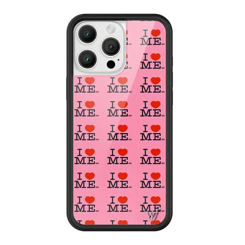 Wildflower 3D Love Heart Neon Butterfly Cartoon Phone Case for iPhone 17 16 15 14 13 12 Pro Max Plus Snow Leopard  WF Cover