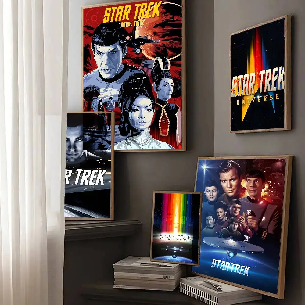 Film S-Star T-Trek Poster Prints Poster And Prints Wall Art Pictures For Modern Bedroom Game Room Home Decor