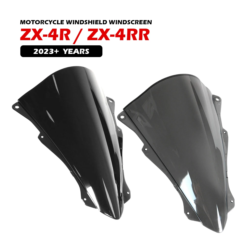 ZX4R ZX4RR ZX25R Motorcycle Windshield For Kawasaki ZX 400R ZX 400RR ZX 250R Windshield Extension Deflector Accessories Parts