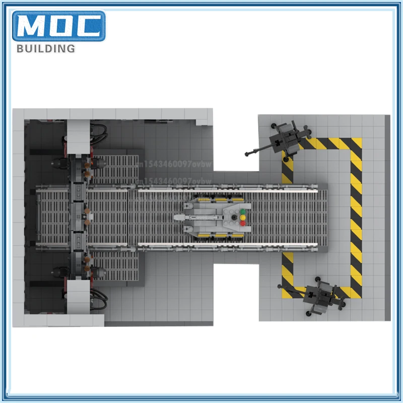 Movie Space Scenes Series Stargate Dioramaed M.A.L.P Building Block Street View Technology Bricks Creative Model Kid Toys Gifts