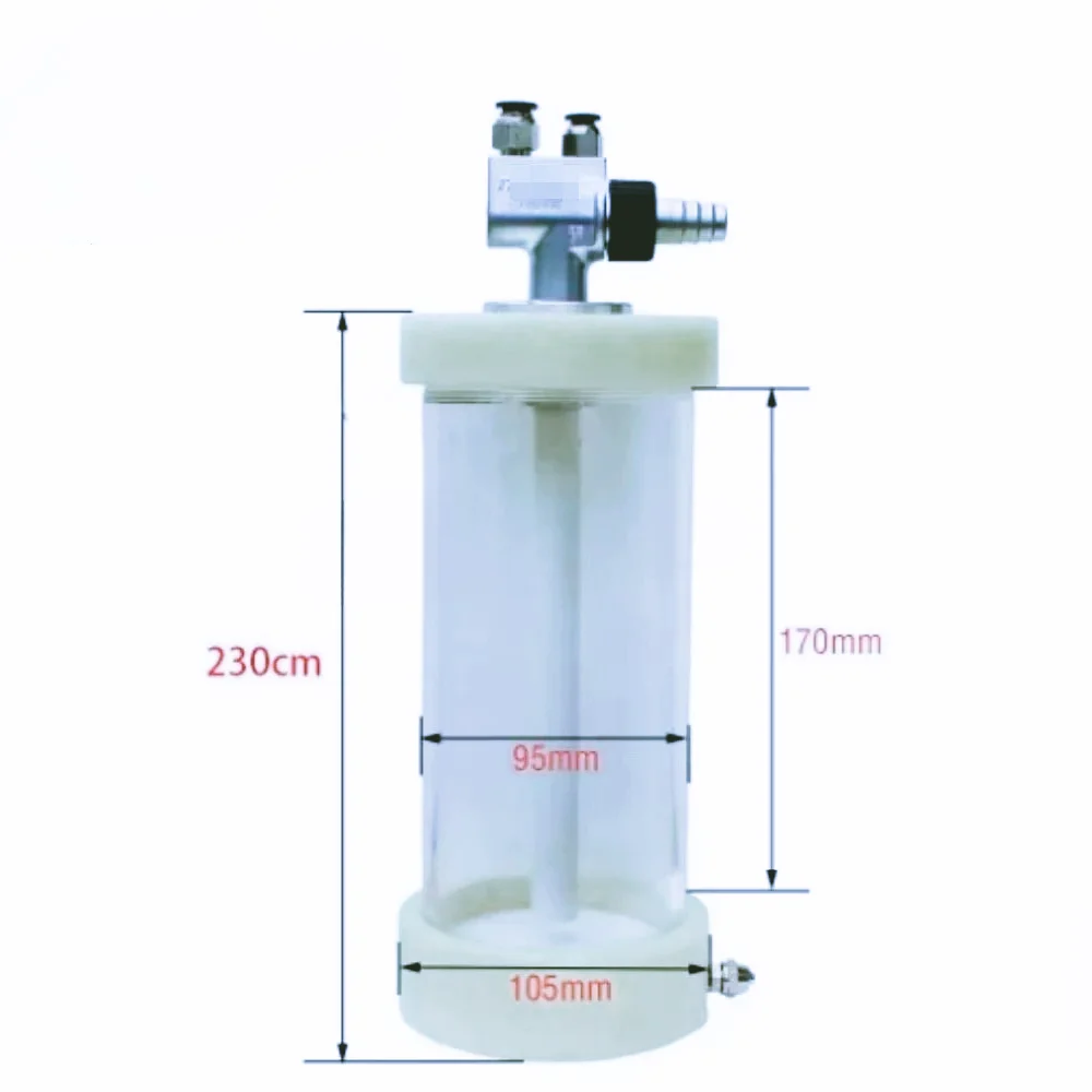 Powder Coating Machine System Fluidization Hopper Cup (1 L) with  I G02 Pump