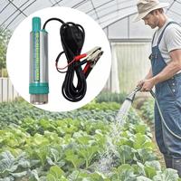 Car-mounted Portable Water Pump 38mm 12V Electric Car Machine Oil Pump Refueling Accessories Pump Suction Pump Water Gun Ca A1R6