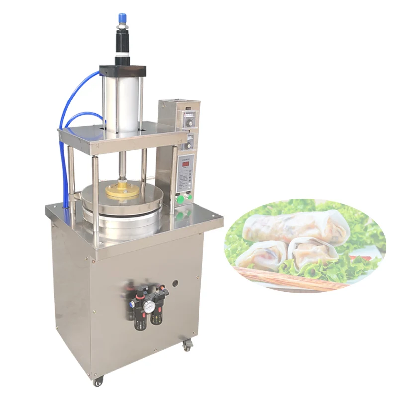 

20-80cm Pneumatic Dough Press Machine Tortilla Press Machine Commercial Pizza Pastry Pressing Machine Flour Dough Sheeter Machin