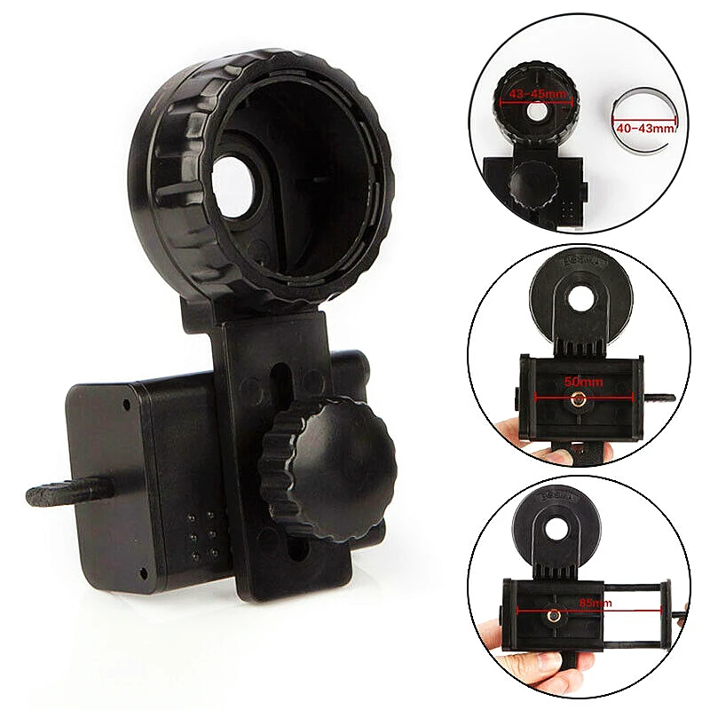 40-45มม.โทรศัพท์มือถือผู้ถือMount AdapterสำหรับSpotting Scope