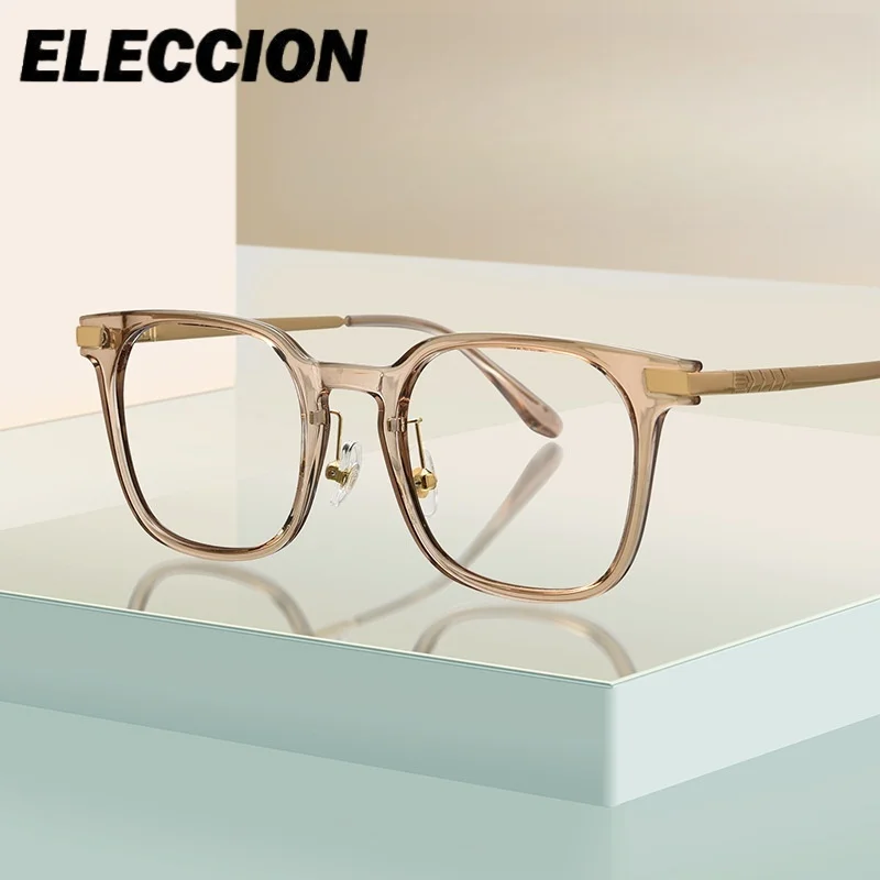 ELECCION lentes graduadas ultraligeras TR90 calidad redonda moda hombres mujeres gafas Framen gafas presbicia miopía