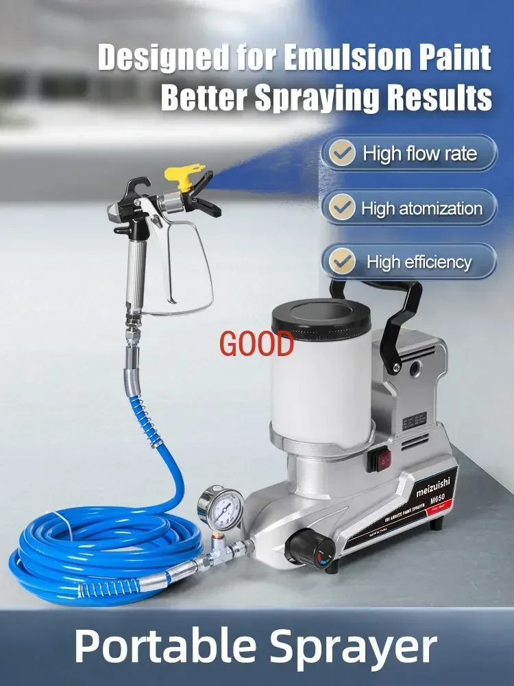 1200W Electric Airless Paint Sprayer Multifunctional High Pressure Spray Machine for Latex Paint