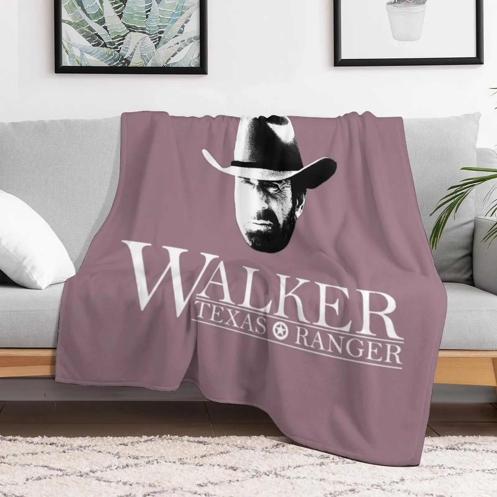 Walker Texas Ranger (Chuck Norris) Head and Essential Throw Blanket