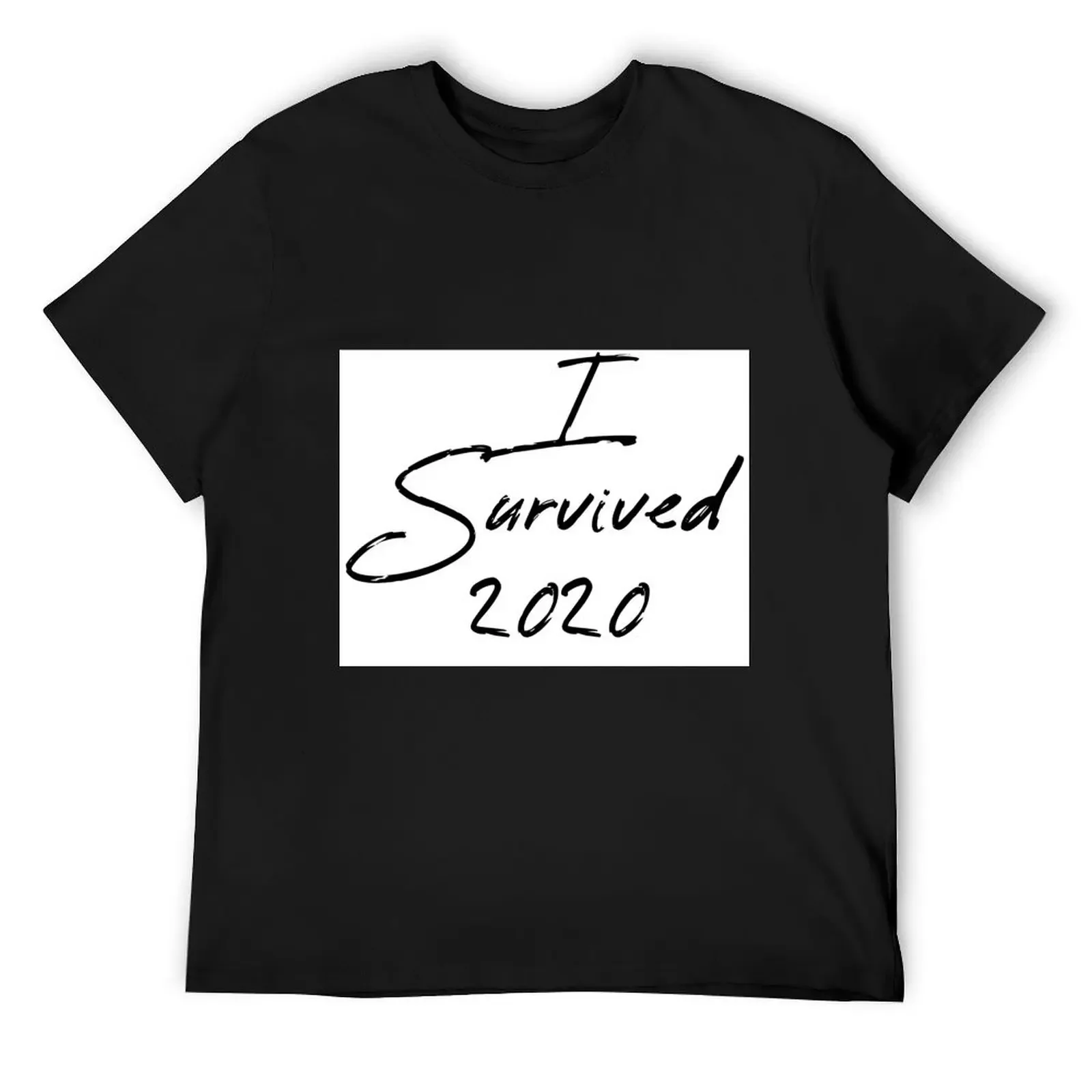 I Survived 2020 T-Shirt street wear for a boy men t shirts