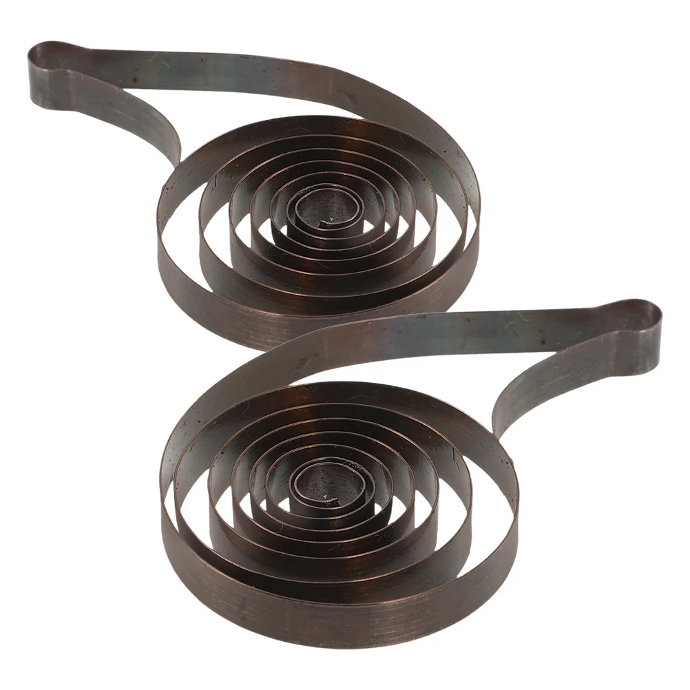 

2Pcs Mechanical Alarm Clock Parts Metal Springs Replacement Repair Kit DIY Clock Mechanism Clockwork Accessories