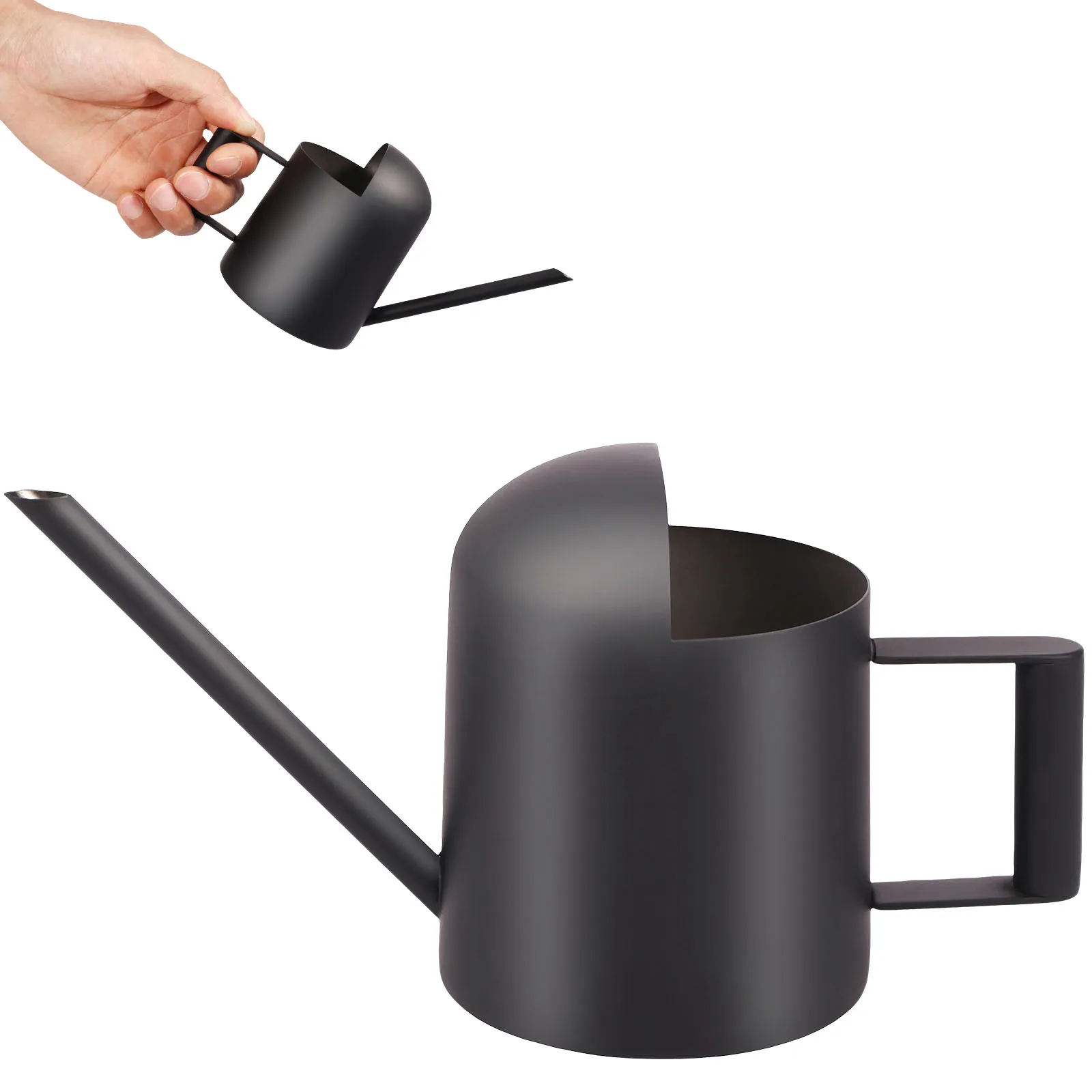 Mini Watering Can for Indoor Plants 300ml Stainless Steel Watering Pot with Long Spout Small Garden Watering Can with Handle