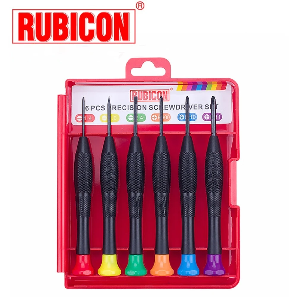 

Набор прецизионных отверток марки RUBICON, Phillips PH00/PH0/PH1, 1,4/2,0/2,4 мм для обслуживания точного оборудования.