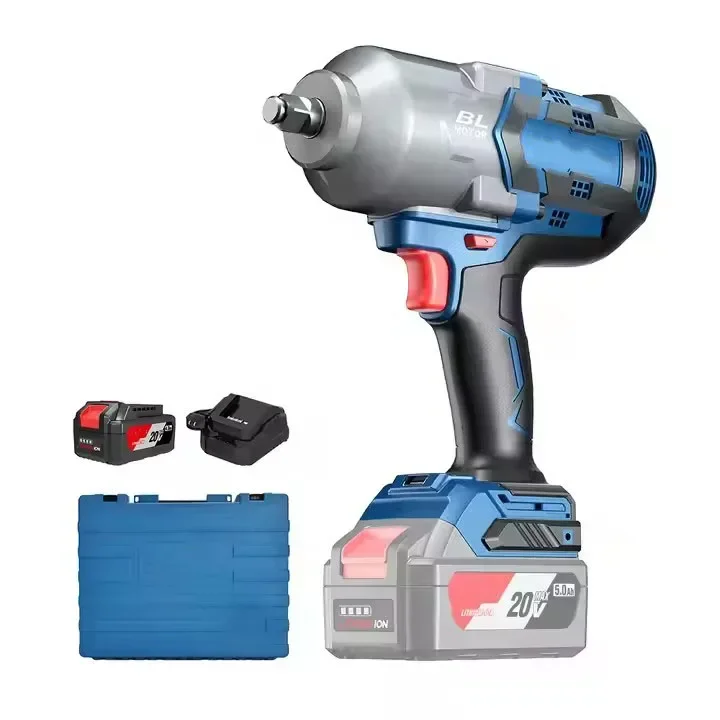 1000N.m Max Torque 3/4'' Electric Brushless Cordless Impact Wrench